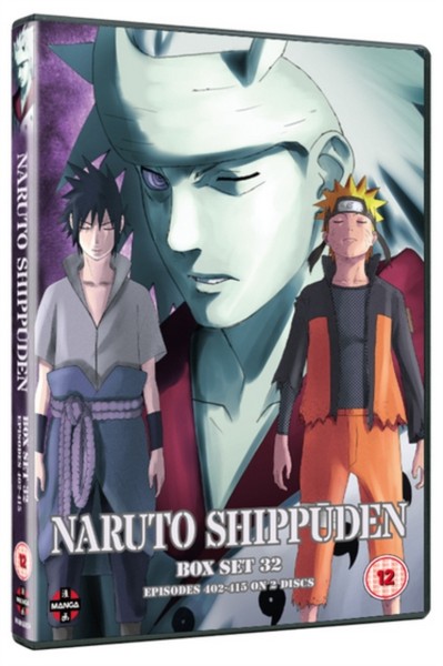 Naruto Shippuden Box 32 Episodes 402 415 Dvd Japanese Anime