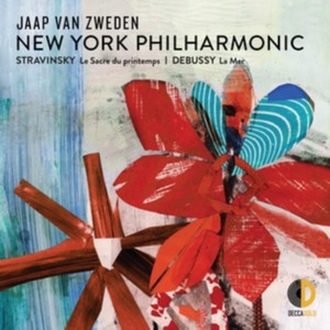 Jaap van Zweden New York Philharmonic - Stravinsky Le Sacre du printemps; Debussy La Mer (Music CD)