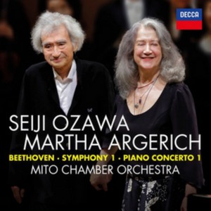 Martha Argerich Mito Chamber Orchestra Seiji Ozawa - Beethoven: Symphony No.1; Piano Concerto No.1 (Music CD)