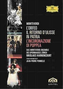Monteverdi - 3 Operas In A Box - L'Orfeo/L'Incoronazione Di Poppea/Il Ritorno D'Ullise In Patria (5Dvd Box Set) (DVD)