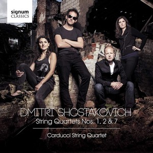 Carducci Quartet - Shostakovich: String Quartets Nos. 1  2 & 7 (Music CD)