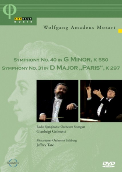 Mozart: Symphony No. 40 In G Minor KV 550 / Symphony No. 31 In D Major - Paris KV 297 (DVD)