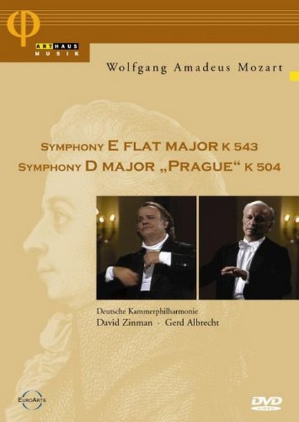 Mozart: Symphony In E Flat Major K543 / Symphony In D Major Prague K504 (DVD)