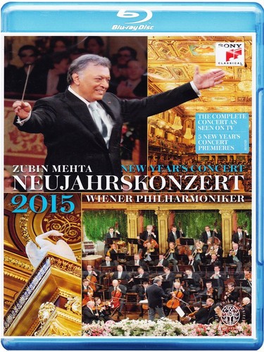 New Year's Concert: 2015 - Vienna Philharmonic (Mehta) [Blu-ray] (Blu-ray)