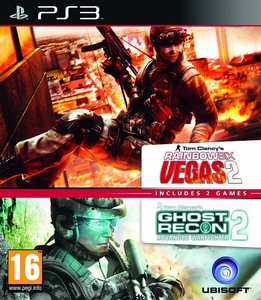 Ubisoft Double Pack - Ghost Recon: Advanced Warfighter 2 / Tom Clancy's Rainbow Six: Vegas 2 (PS3)