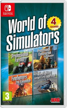World Of Simulators - Airport Firefighters  Pro Farmer  Firefighters  Pro Construction [Code In A Box] (Nintendo Switch)