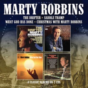 MARTY ROBBINS - THE DRIFTER / SADDLE TRAMP / WHAT GOD HAS DONE / CHRISTMAS WITH MARTY ROBBINS (Music CD)