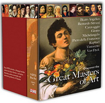 Discover The Great Masters Of Art Boxset (DVD)