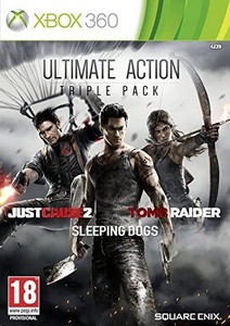 Ultimate Action Triple Pack - Just Cause 2/Sleeping Dogs/Tomb Raider (Xbox 360)