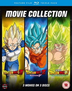Dragon Ball Movie Trilogy (Battle Of Gods  Resurrection F   Broly) [Blu-Ray]