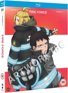 Fire Force: Season One Part One (Episodes 1-12) -(Blu-Ray + Digital Copy)