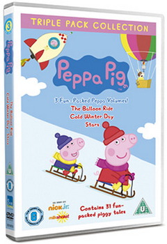Peppa Pig - Balloon Ride / Cold Winter Day / Stars (DVD)