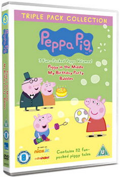 Peppa Pig - Piggy In The Middle / My Birthday Party / Bubbles (DVD)