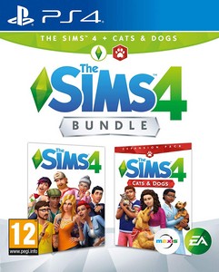 The Sims 4 Plus Cats and Dogs Bundle (PS4)