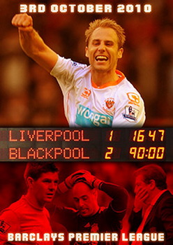 Liverpool 1 Blackpool 2 - Barclays Premier League 3Rd October 2010 (DVD)