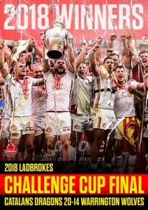 2018 Ladbrokes Challenge Cup Final Catalans Dragons 20 Warrington Wolves 14 (DVD)