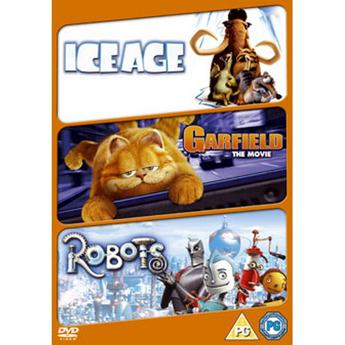 Robots / Ice Age / Garfield The Movie (DVD)
