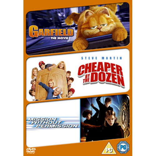 Garfield The Movie / Cheaper By The Dozen / Mission Without (DVD)