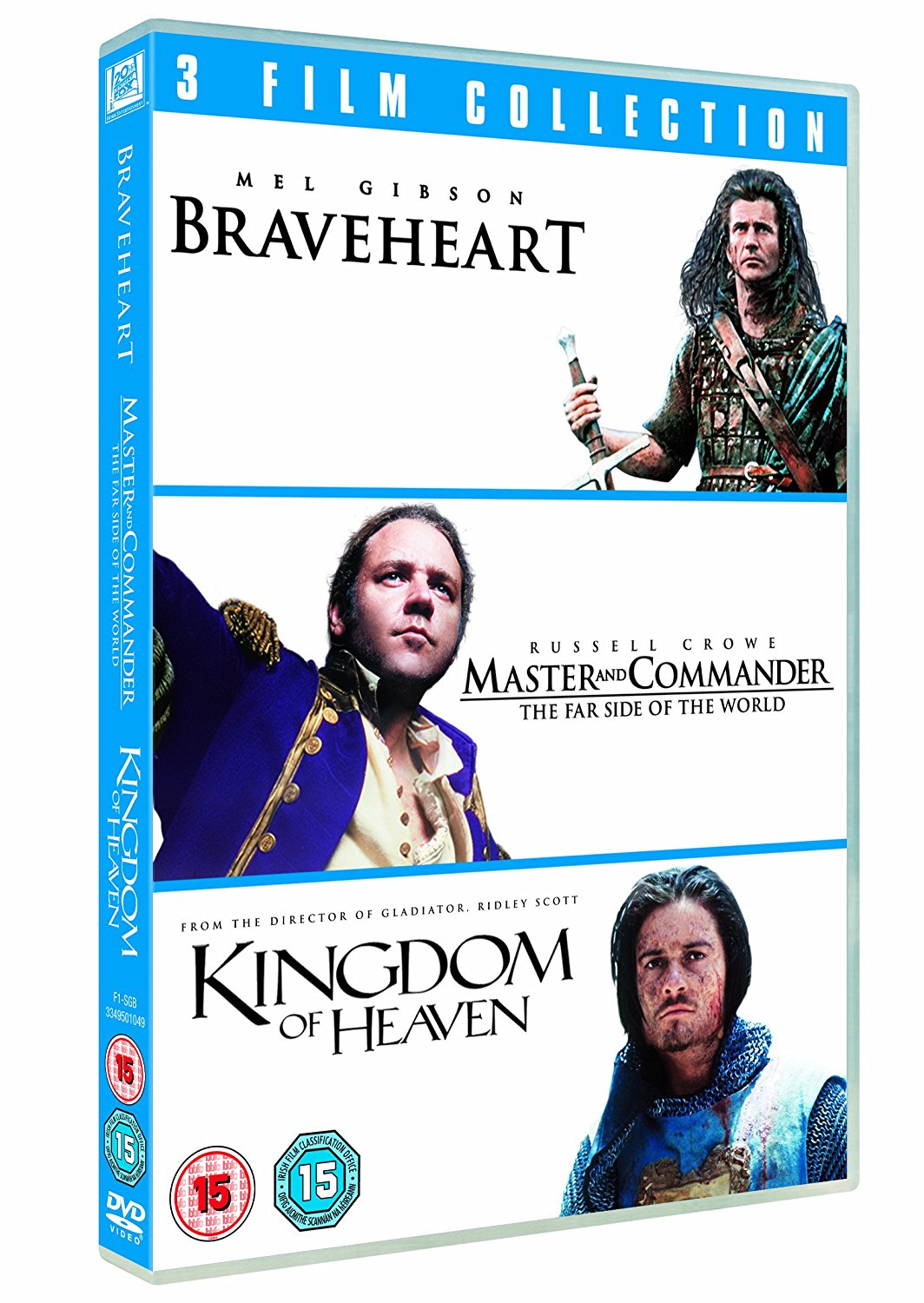 Braveheart/ Master And Commander: The Far Side Of The World/ Kingdom Of Heaven - Triple Pack (DVD)