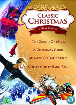 Classic Christmas Box Set (Christmas Carol  Miracle On 34Th Street  The Sound Of Music  Chitty Chitty Bang Bang) (DVD)