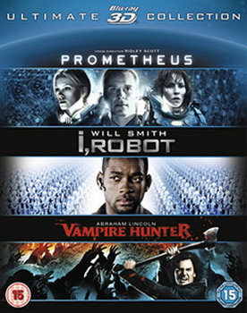 Prometheus / I  Robot / Abraham Lincoln Vampire Hunter Triple Pack (Blu-ray 3D)