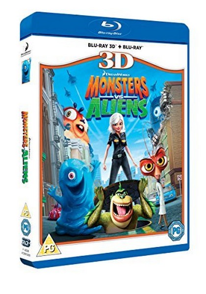 Monsters Vs Aliens 3D + 2D [Blu-ray]
