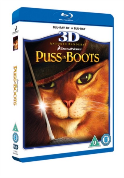 Puss In Boots 3D + 2D [Blu-ray]