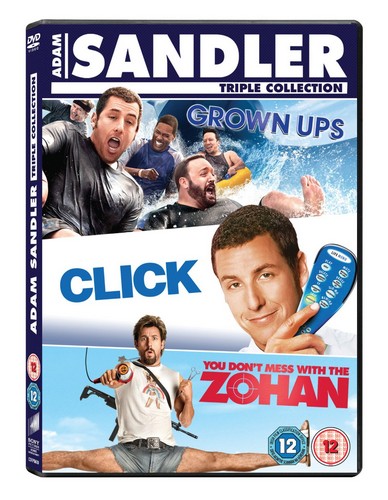 Click/Grown Ups/Just Go With It/You Don't Mess With The Zoha (DVD)