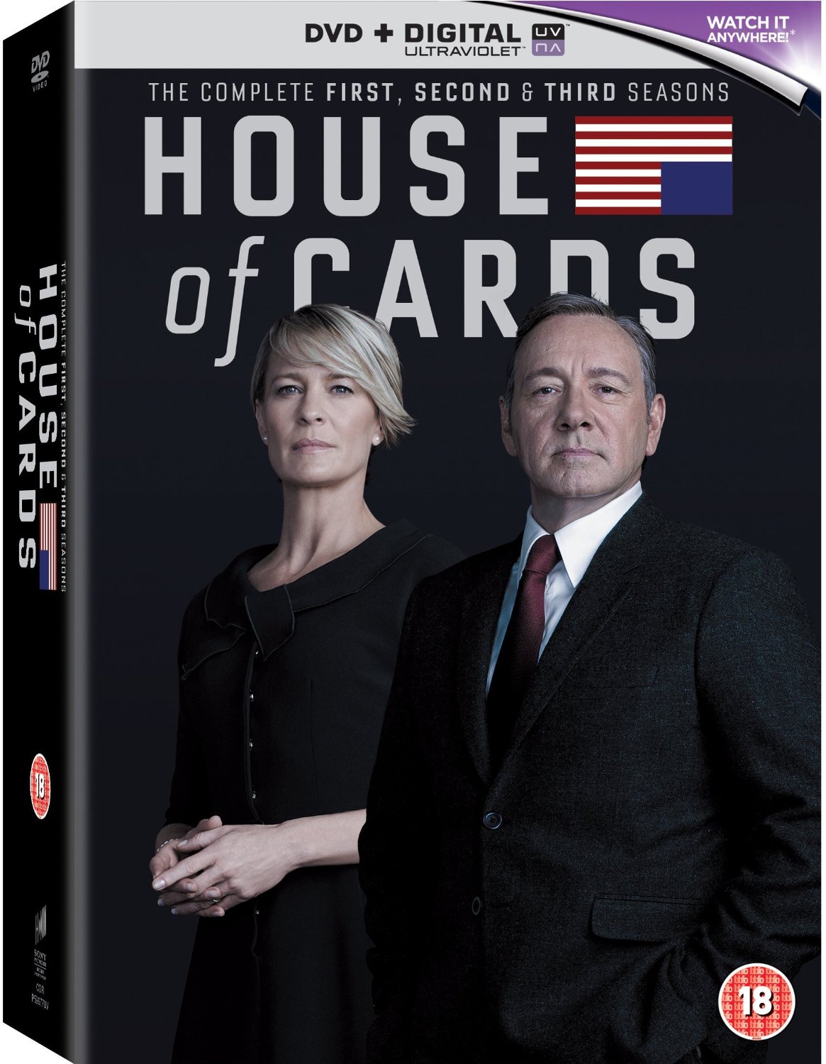 House Of Cards - Season 1-3 (DVD)