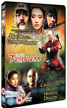 Curse Of The Golden Flower / Fearless / Crouching Tiger Hidden Dragon (DVD)