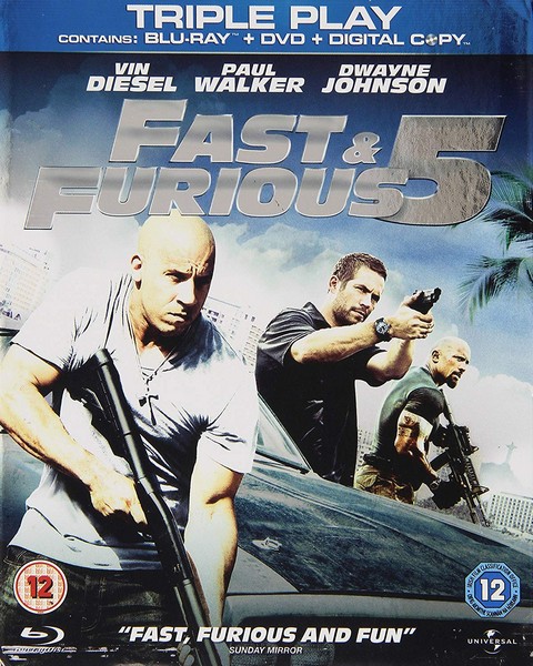 Fast & Furious 5 - Triple Play (Blu-ray + DVD + Digital Copy)