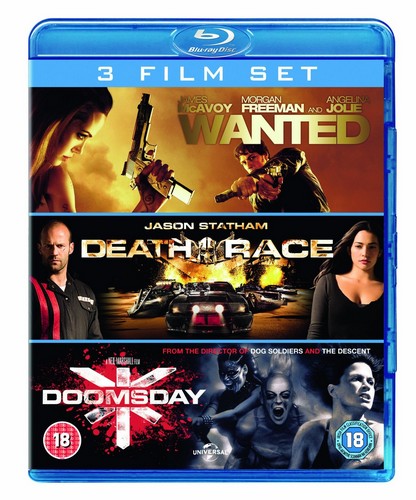 Wanted / Death Race / Doomsday (Blu-Ray)