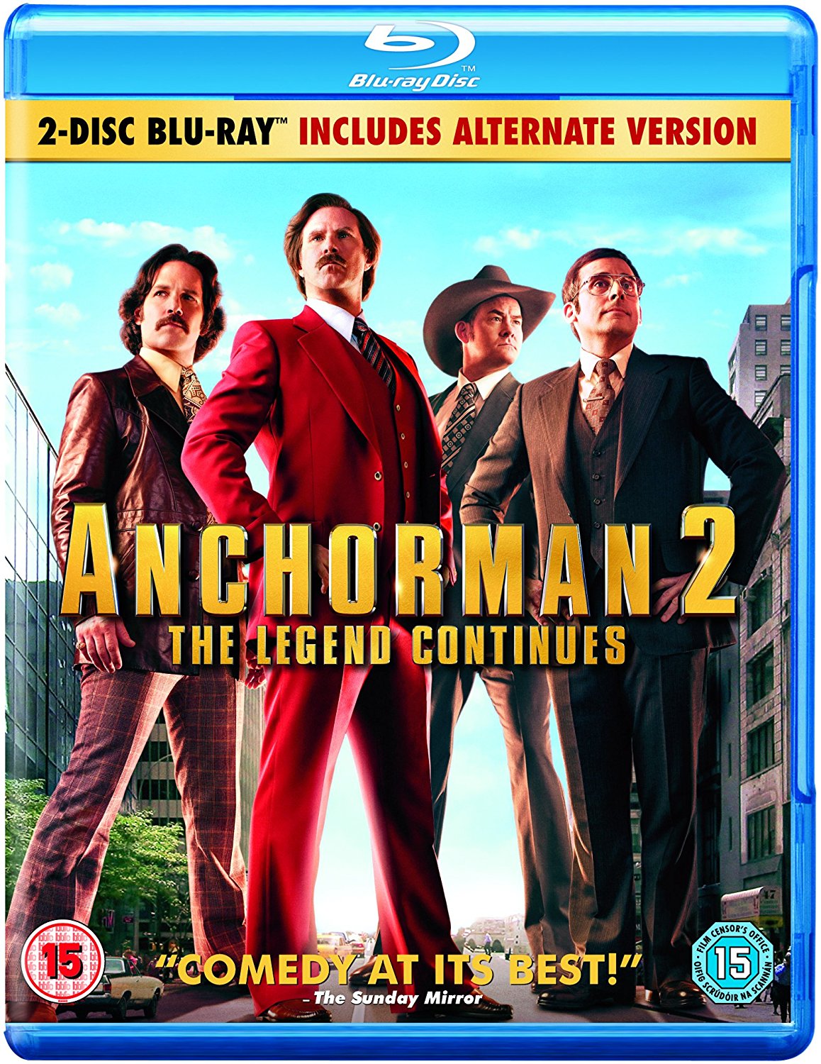 Anchorman 2: The Legend Continues - Theatrical & Alternate Versions (Blu-ray)