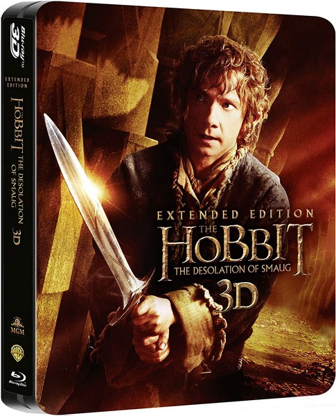 The Hobbit: The Desolation Of Smaug - Extended Edition Steelbook (Blu-ray 3D + Blu-ray) (Region Free)
