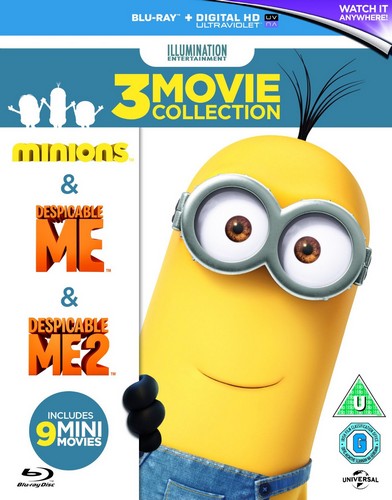 Despicable Me / Despicable Me 2 / Minions (Box Set) (Blu Ray)