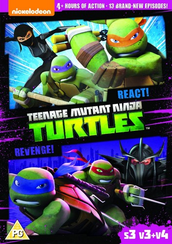 Teenage Mutant Ninja Turtles - React & Revenge! (DVD)
