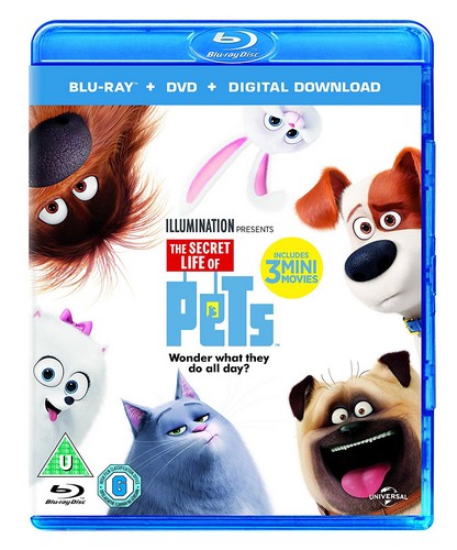 The Secret Life Of Pets (Blu-ray + DVD + Digital Download)