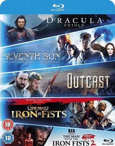 Seventh Son/Dracula Untold/Outcast/Man With The Iron Fists 1 & 2 (Blu-ray)