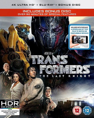 Transformers: The Last Knight (UHD + Blu-RayTM + Bonus Disc + Digital Download)