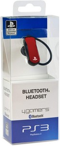 4Gamers Officially Licensed Bluetooth Headset - Red (PS3)