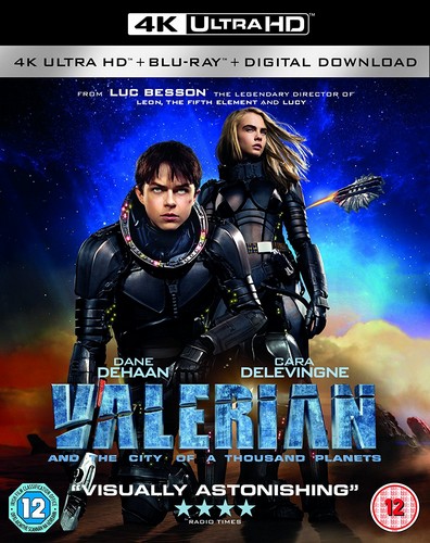 Valerian and the City of A Thousand Planets [Blu-ray + Blu-ray 4K + UV] [2017] (Blu-ray)