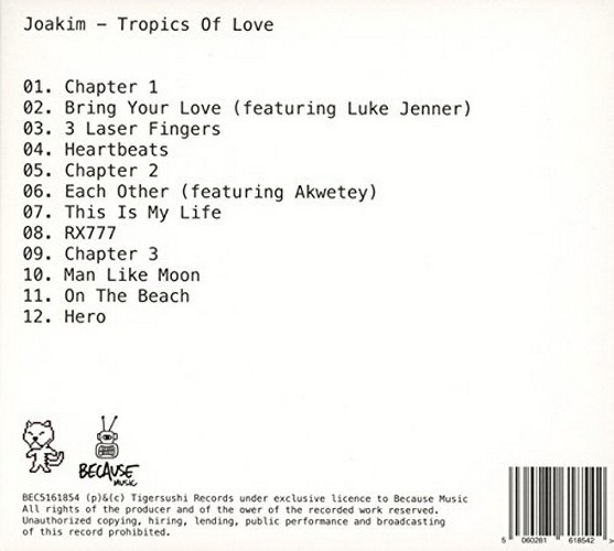 Joakim - Tropics of Love (Music CD)