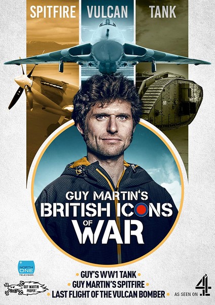 Guy Martin's British Icons of War (Spitfire  Vulcan Bomber & WW1 Tank) [DVD]
