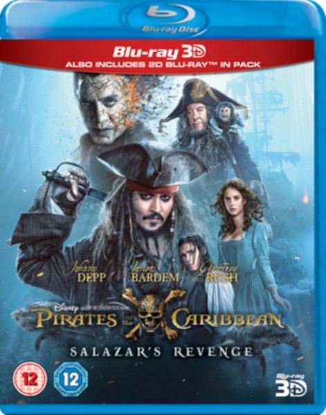 Pirates of the Caribbean: Salazar's Revenge (3D)  [2017] [Region Free] (Blu-Ray)