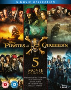 Pirates of the Caribbean 1-5 (2017) (Region Free) (Blu-ray)