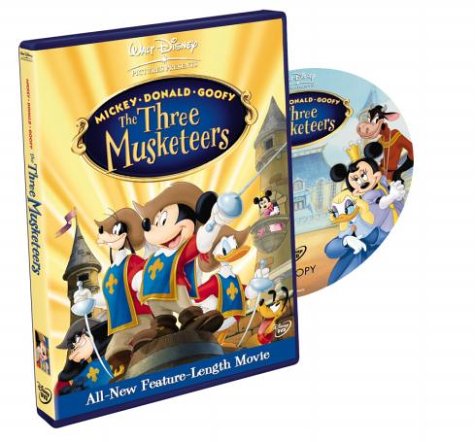 Three Musketeers  The (Disney Animated With Mickey Mouse  Donald Duck And Goofy) (DVD)