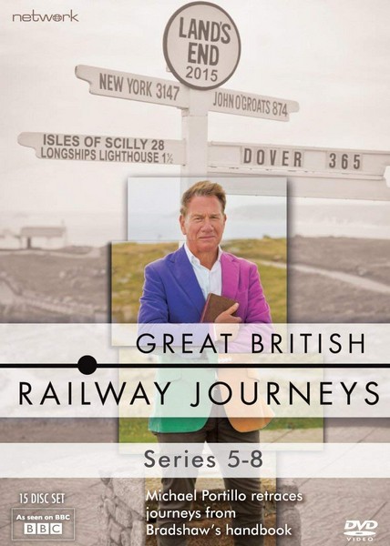 Great British Railway Journeys: Series 5 To 8 (DVD)