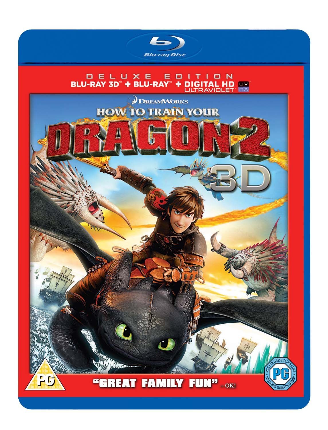 How to Train Your Dragon 2 (Blu-ray 3D + Blu-ray + UV Copy)