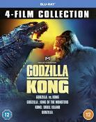 Godzilla & Kong 4-Film Collection [Blu-ray] [2021]
