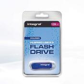 Integral 128GB USB Flash Drive Courier USB 2.0 Blue